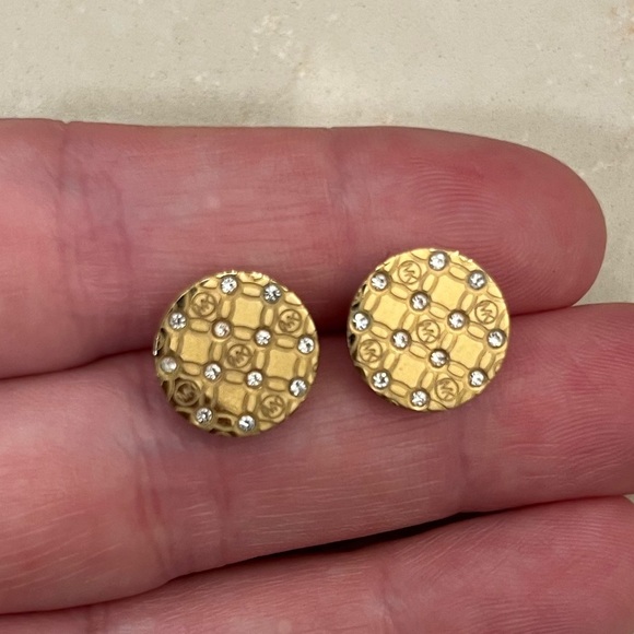 Michael Kors Rose Gold Stud Earrings - Picture 2 of 6